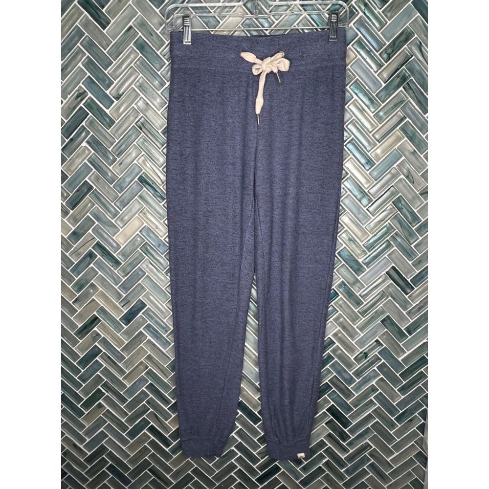 WOMENS‎ RIP CURL BLUE MARLED SOFT CUFFED SWEATPANTS LOUNGE WEAR LIGHTWEIGHT XS
